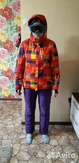 Костюм горнолыжный, размер 44, рост до 165см