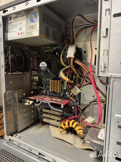 Системный блок, монитор Viewsonic