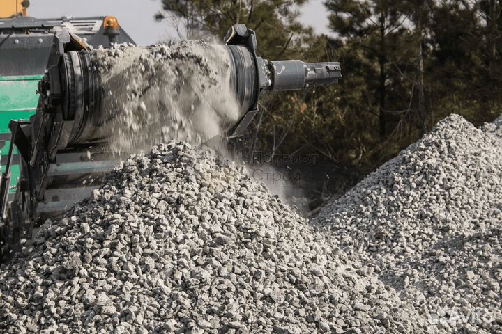 Щебень вторичный