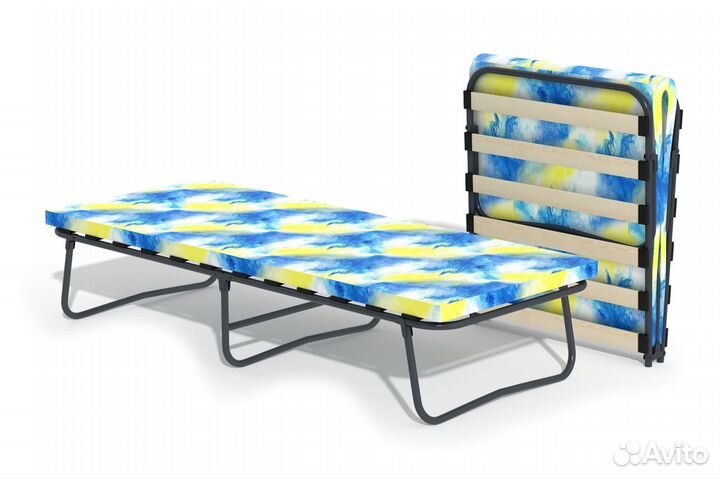Раскладушка с матрасом Здоровье