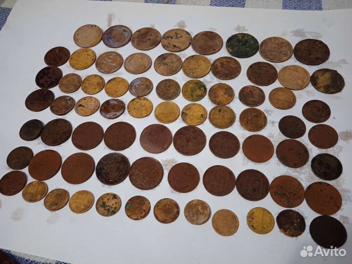 Ранние советские монеты 70 штук