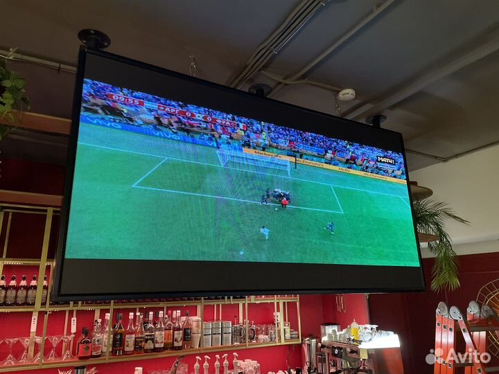 Светодиодный экран телевизор 2х1м LED