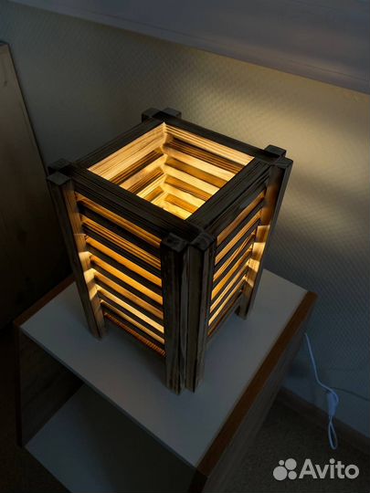 Светильник настольный обожжённый