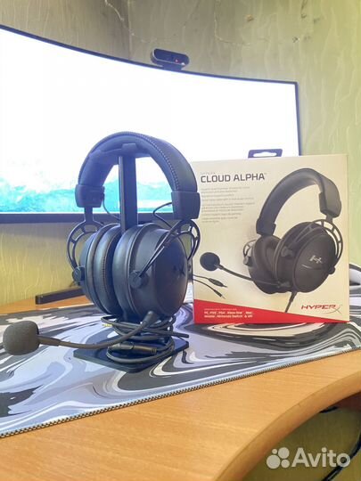 Проводные наушники HyperX cloud Alpha