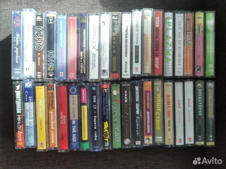 Аудиокассеты рок и поп