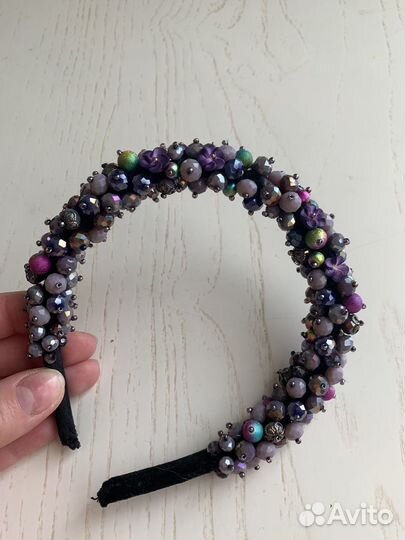 Ободок для волос ручной работы