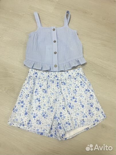 Летний комплект для девочки 98-104