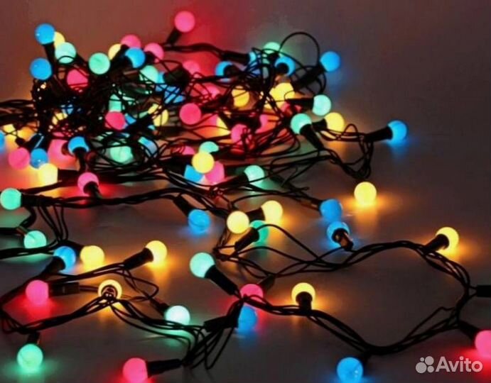 Новогодняя гирлянда. Уличная гирлянда