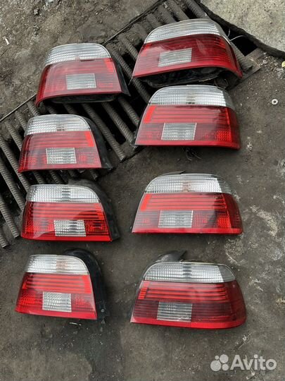 Задание фонари бмв Е39 рестайлинг седан комплект