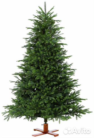 Елка искусственная 2.15 литая+пвх Black Box