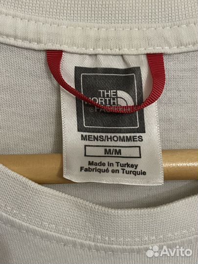 Футболка the north face белая