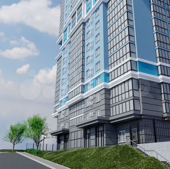 1-к. квартира, 44,8 м², 3/22 эт.