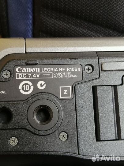 Цифровая видеокамера Canon legria HF R106 Grey (sd