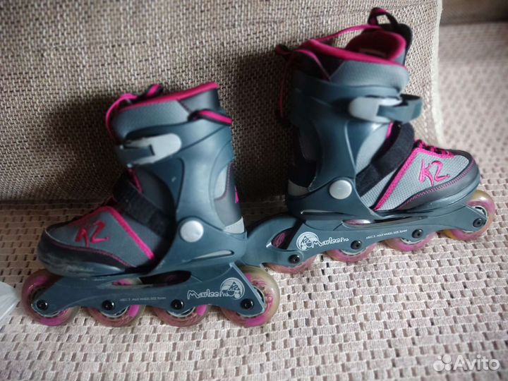 Роликовые коньки детские раздвижные