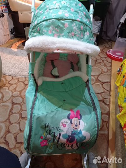 Санки коляска ника