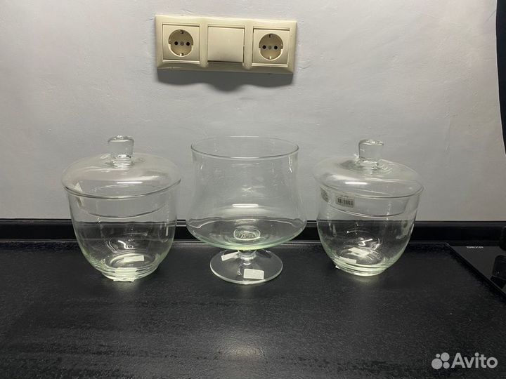 Ваза декоративная стекло