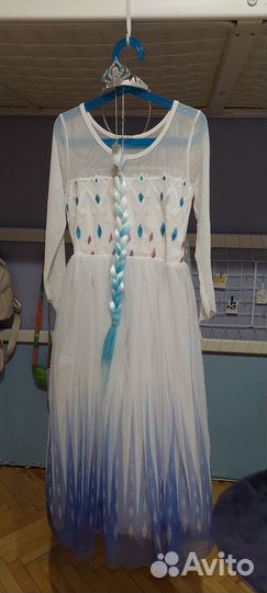 Платье Эльзы 130 -140