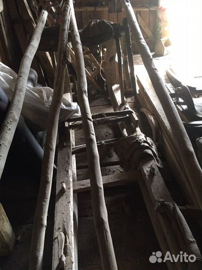 Сани (дровни) конные и упряж