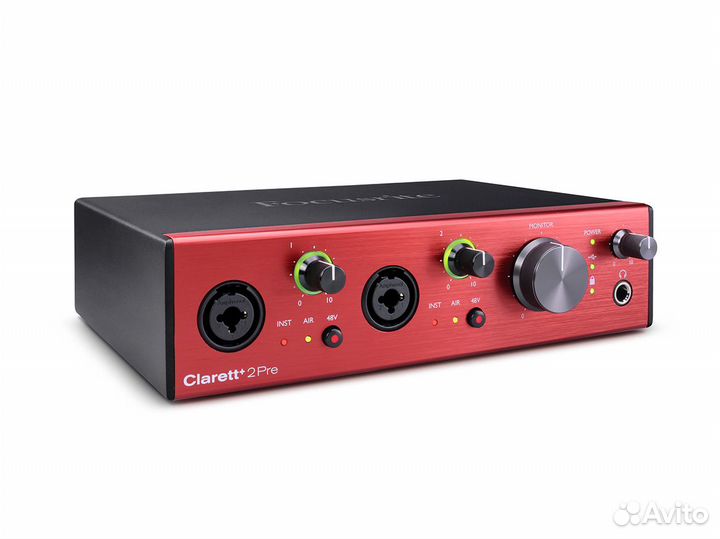 Focusrite Clarett+ 2Pre аудиоинтерфейс