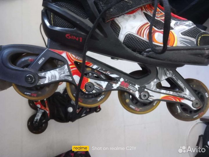 Детские ролики и защита