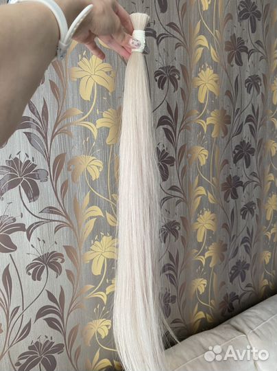 Волосы для наращивания 60 см блонд