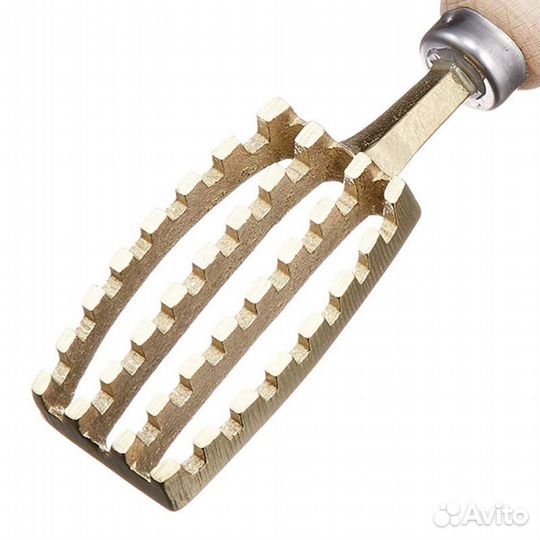 Рыбочистка латунь дерев.рукоять 200 мм. Япония