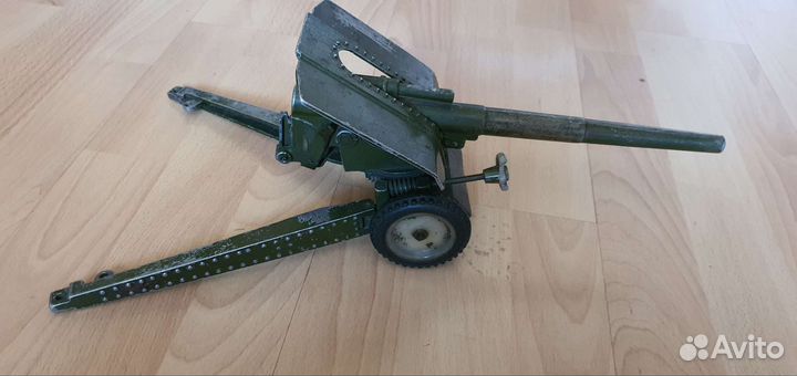 Игрушка СССР. Пушка арт-тм- 085-01-19. Клеймо с бр