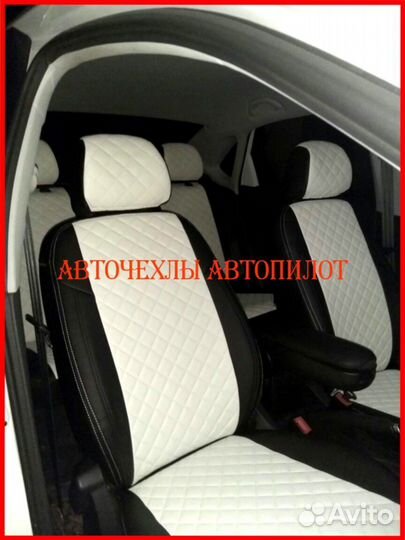 Чехлы Автопилот Volkswagen Polo 5 Sd из экокожи