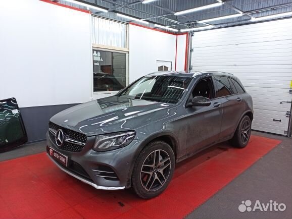 Стекло лобовое mercedes ML W166 камера