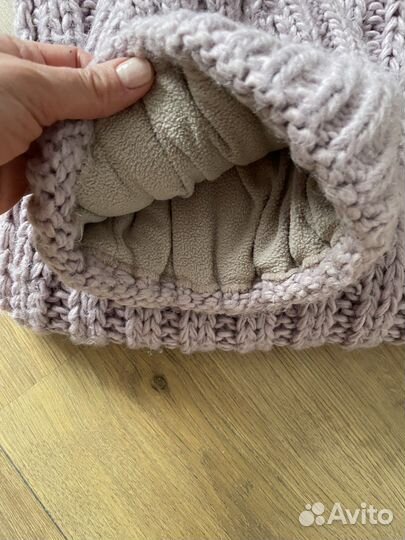 Комплект зимний женский снуд и шапка