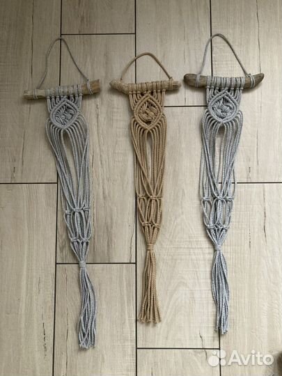 Кашпо подвесное макраме