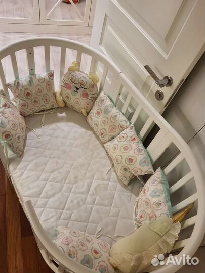 Деиская кроватка трансформер ellipse