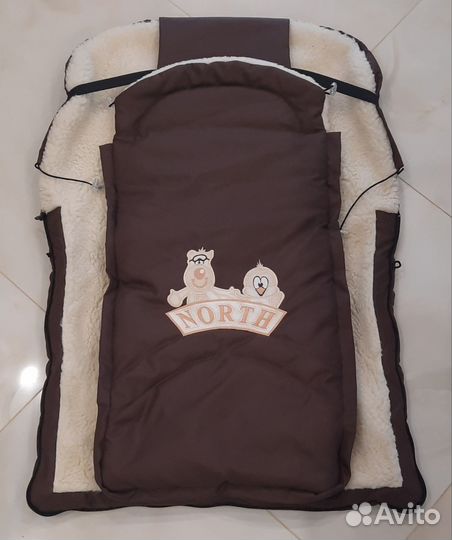 Кокон конверт в санки коляску