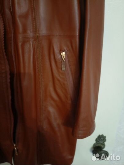 Куртка кожаная женская 54 56