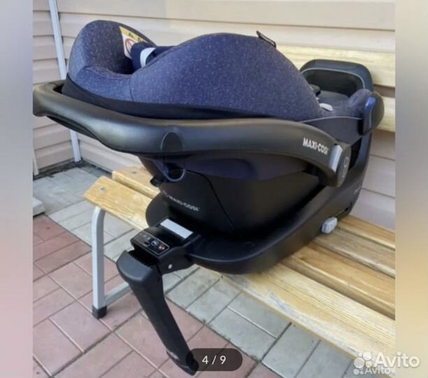 Автолюлька maxi cosi pebble plus с базой 2 way fix