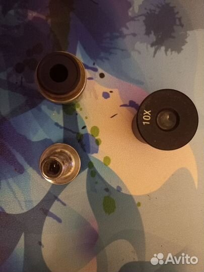 Окуляр и обьективы для микроскопа