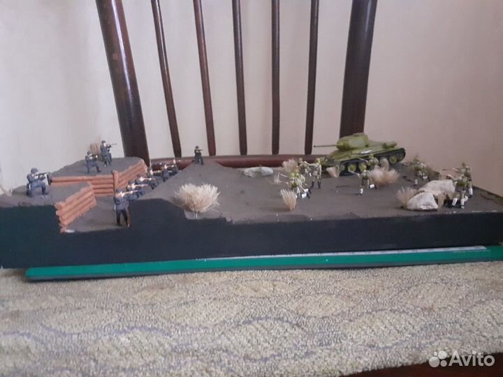 Диорама на тему Второй Мировой Войны