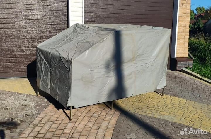 Тент с каркасом на прицеп 2.4х1.4 метра