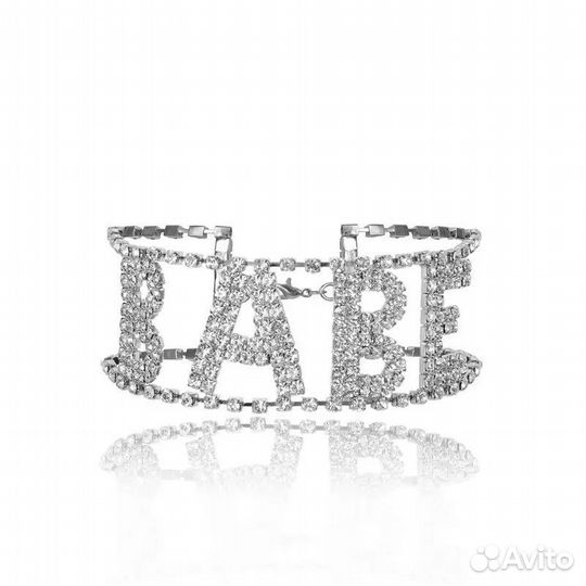 Колье чокер стразы Swarovski