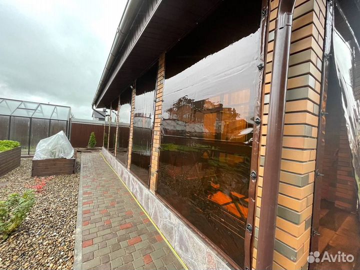 Мягкие окна для беседки