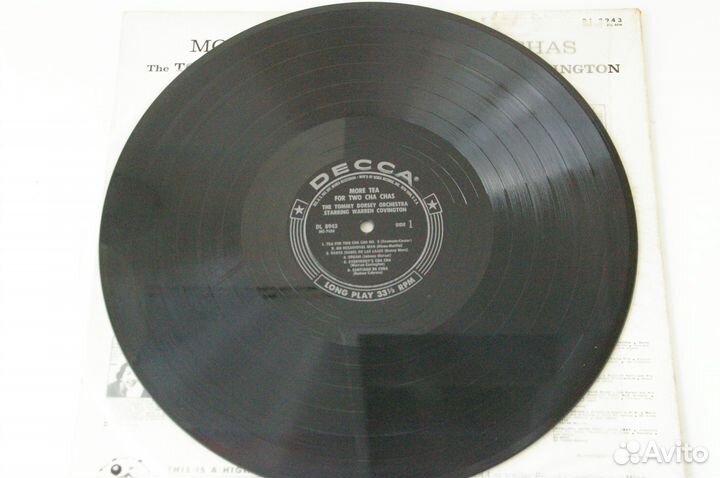 Пластинка Tommy Dorsey jazz 1959 USA original