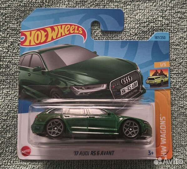 Hot wheels 17 audi rs6 avant