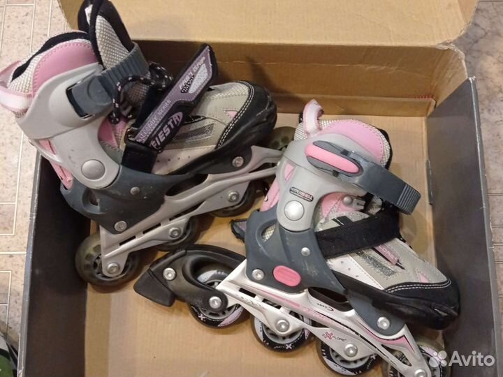 Роликовые коньки детские раздвижные