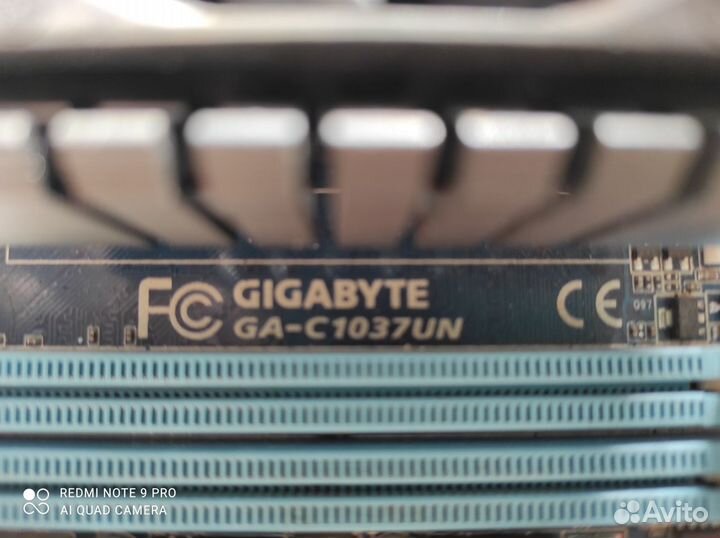 Плата С процессором И кулером