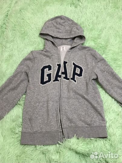 Серая зип худи gap xs