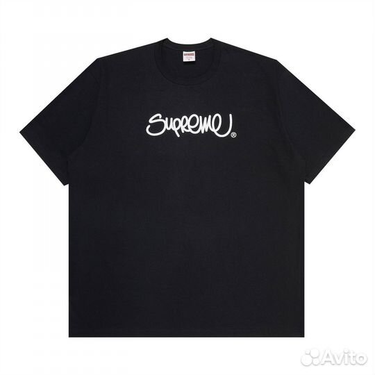 Supreme Handstyle Tee 'Black'