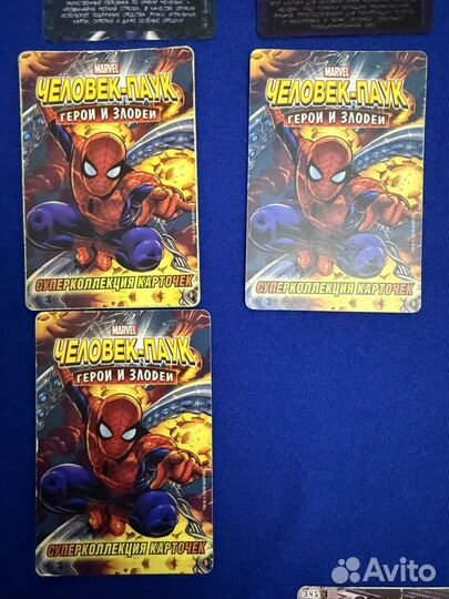 Ультра редкие карточки человек паук герои и злодеи