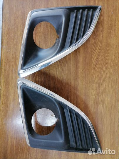 Накладки в бампер chevrolet cruze