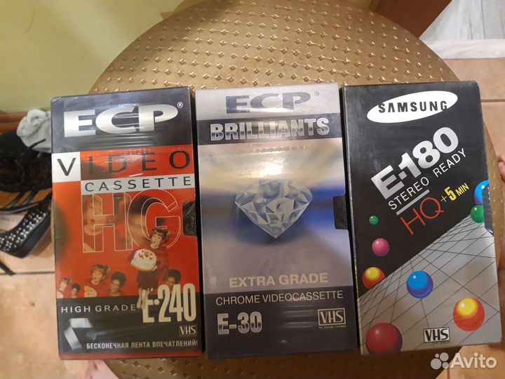 Видеокассеты чистые