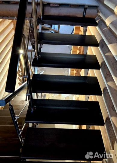 Перила кованные Установка